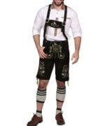 Albert Black Bavarian Lederhosen