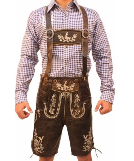 Aurel Brown Bavarian Lederhosen