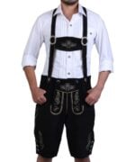 Isidor Black Bavarian Lederhosen