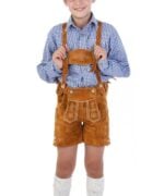 Jonas Light Brown Lederhosen