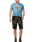 Louis Black Bavarian Lederhosen