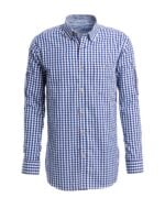Men's Checkered Blue Shirt