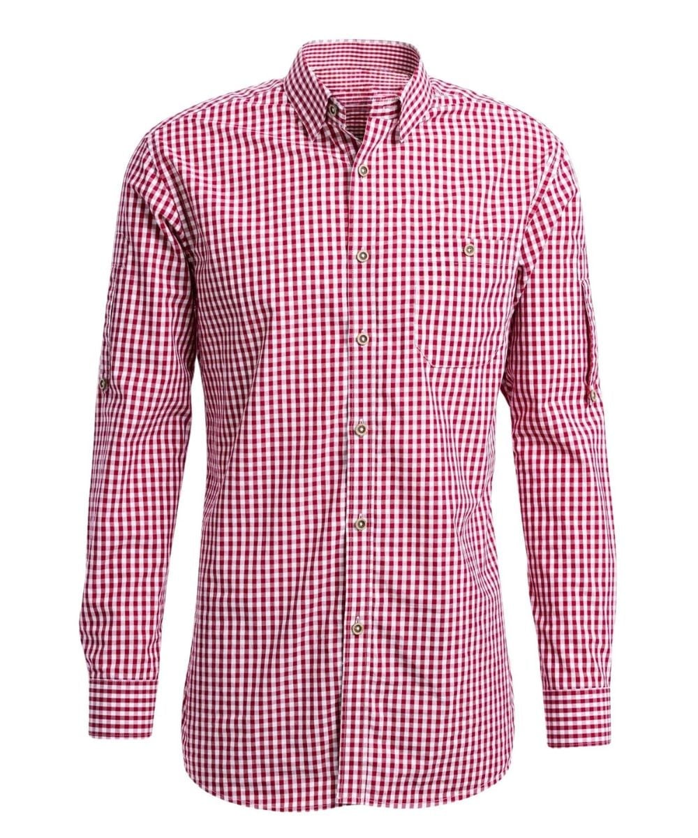 Men's Checkered Red Shirt Men's Checkered Red Shirt