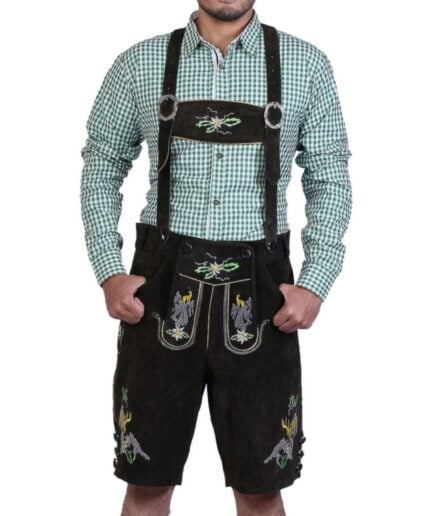 Ortwin Black Bavarian Lederhosen