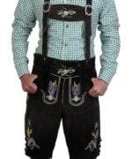 Ortwin Black Bavarian Lederhosen