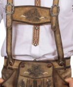 Pankraz Brown Bavarian Lederhosen