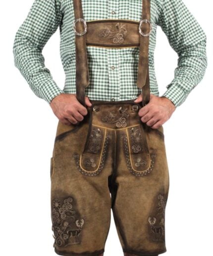 Reinhard Brown German Lederhosen