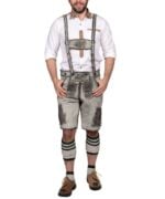 Urs Grey Bavarian Lederhosen