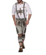 Urs Grey Bavarian Lederhosen
