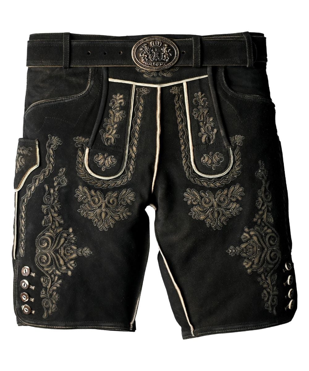 Alpine Charcoal Lederhosen