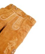 Füssen Tan Leather Shorts
